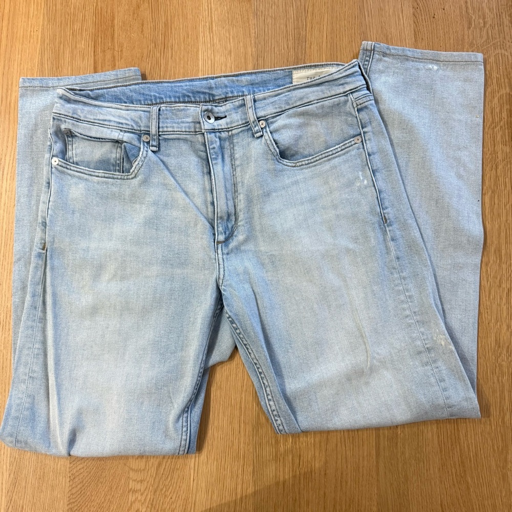 rag & bone Men's Light Wash Slim Jeans